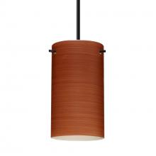 Besa Lighting 1BT-4404CH-LED-BK - Besa Stilo 7 LED Pendant Cherry Black 1x9W LED