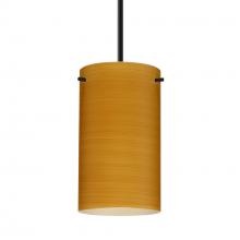 Besa Lighting 1BT-4404OK-LED-BK - Besa Stilo 7 LED Pendant Oak Black 1x9W LED