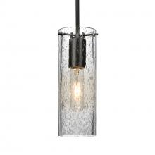 Besa Lighting 1JC-JUNI10CL-EDIL-BK - Besa, Juni 10 Cord Pendant, Clear Bubble, Black, 1x4W LED Filament