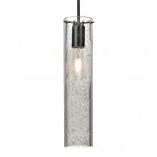 Besa Lighting 1JC-JUNI16CL-EDIL-BK - Besa, Juni 16 Cord Pendant, Clear Bubble, Black, 1x4W LED Filament