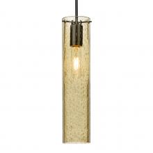 Besa Lighting 1JC-JUNI16GD-EDIL-BK - Besa, Juni 16 Cord Pendant, Gold Bubble, Black, 1x4W LED Filament