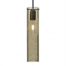 Besa Lighting 1JC-JUNI16LT-EDIL-BK - Besa, Juni 16 Cord Pendant, Latte Bubble, Black, 1x4W LED Filament