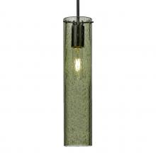 Besa Lighting 1JC-JUNI16MS-EDIL-BK - Besa, Juni 16 Cord Pendant, Moss Bubble, Black, 1x4W LED Filament