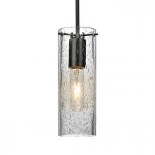 Besa Lighting 1JT-JUNI10CL-EDIL-BK - Besa, Juni 10 Cord Pendant, Clear Bubble, Black, 1x4W LED Filament