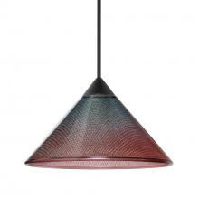 Besa Lighting 1XC-117691-LED-BK - Besa Pendant Kona, Black Finish, Bi-Color 1x5W LED