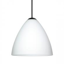 Besa Lighting 1XC-177907-LED-BK - Besa Pendant Mia, Black Finish, Opal Matte 1x5W LED