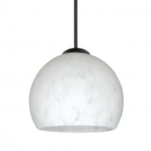 Besa Lighting 1XC-565819-LED-BK - Besa Pendant Palla 5, Black Finish, Carrera 1x5W LED