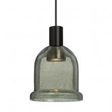 Besa Lighting 1XC-KIBAMS-LED-BK - Besa Kiba Pendant, Moss Bubble, Black Finish, 1x3W LED