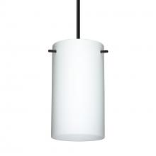 Besa Lighting B-440407-LED-BK - Besa Stilo 7 LED Pendant For Multiport Canopy Opal Matte Black 1x9W LED