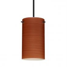 Besa Lighting B-4404CH-LED-BK - Besa Stilo 7 LED Pendant For Multiport Canopy Cherry Black 1x9W LED