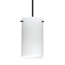 Besa Lighting B-4404KR-LED-BK - Besa Stilo 7 LED Pendant For Multiport Canopy Chalk Black 1x9W LED