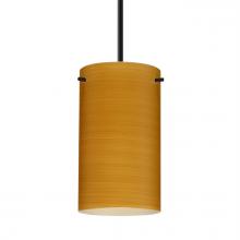 Besa Lighting B-4404OK-LED-BK - Besa Stilo 7 LED Pendant For Multiport Canopy Oak Black 1x9W LED