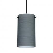 Besa Lighting B-4404TN-LED-BK - Besa Stilo 7 LED Pendant For Multiport Canopy Titan Black 1x9W LED