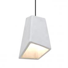 Besa Lighting RXP-SKIPWH-LED-BK - Besa Skip Pendant, White, Black Finish, 1x9W LED