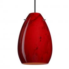 Besa Lighting X-1713MA-LED-BK - Besa Pendant For Mulitport Canopy Pera 6, Black Finish, Magma 1x5W LED