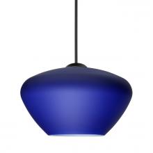 Besa Lighting X-541087-LED-BK - Besa Pendant For Multiport Canopy Peri, Black Finish, Blue Matte 1x5W LED