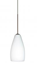 Besa Lighting X-719807-BR - Besa Pendant For Multiport Canopy Karli Bronze Opal Matte 1x50W Halogen