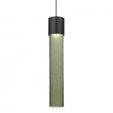 Besa Lighting X-WAND12MS-LED-BK - Besa Wanda 12 Pendant For Multiport Canopy, Moss Bubble, Black Finish, 1x3W LED