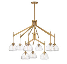 Savoy House 1-9842-9-322 - Corbin 9-Light Chandelier in Warm Brass