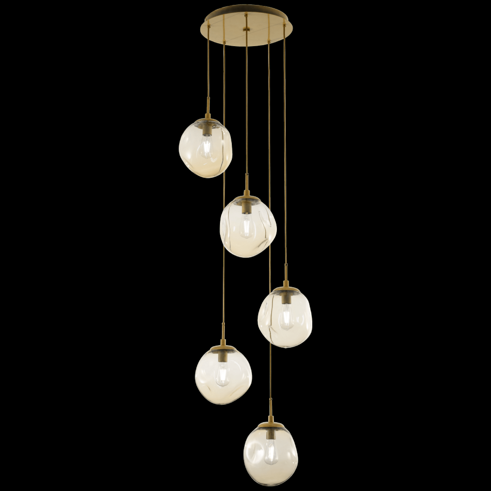 Aster Round Multi-Pendant-5PC