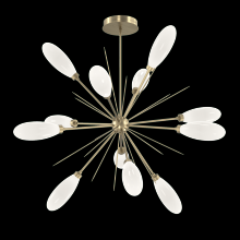 Hammerton CHB0071-0B-HB-WL-001-L3 - Fiori  Starburst Chandelier - 46" -Heritage Brass