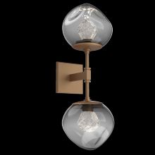 Hammerton IDB0095-02-NB-ZS-L1 - Luna Double Sconce