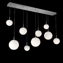 Hammerton PLB0092-09-SN-WL-C01-L3 - Gaia Linear Multi-Pendant Chandelier