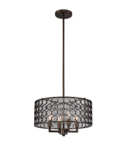 Anzalone Electric and Lighting Items 311940NBS - Juli 16 Inch Convertible Pendant / Semi Flush