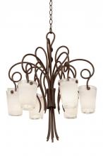 Anzalone Electric and Lighting Items 4289TO/ANTQ - Tribecca 6 Light Chandelier