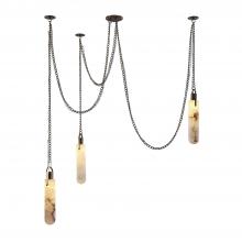 Anzalone Electric and Lighting Items 519273WB - Flint 3 Light LED Multi-Drop Pendant