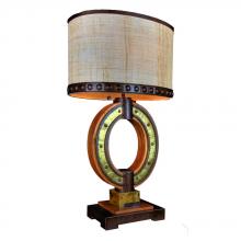 Anzalone Electric and Lighting Items 895NI - Aspen 2 Light Oval Table Lamp