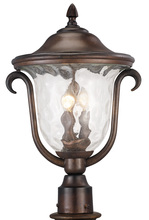 Anzalone Electric and Lighting Items 9012BB - Santa Barbara Outdoor 3 Light Medium Post Mount Lantern