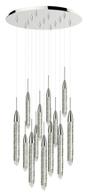 Stone Lighting CH25425513CRPNL2 - Chandelier Stilo 13 Light 20" Round Clear Glass Polished Nickel LED 2W G4 110lm