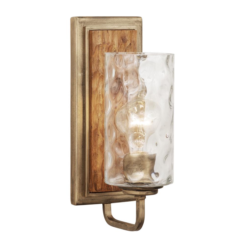 Hammer Time 1-Lt Sconce - Havana Gold/Cinnamon