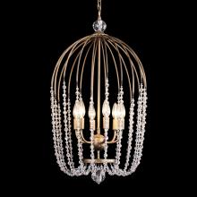 Varaluz 343F06HG - Voliere 6-Lt Crystal Pendant - Havana Gold