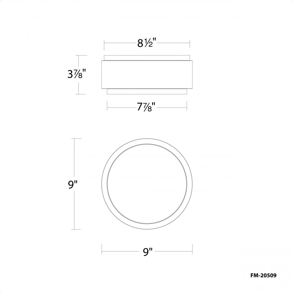 Salvo Flush Mount Light