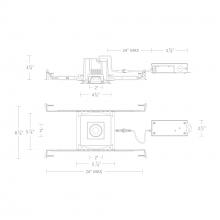 WAC US R3BSA-SCS-BK - Ocular 3.0 5CCT Square Adjustable Trim and Remodel Housing with New Construction Frame-In Kit and