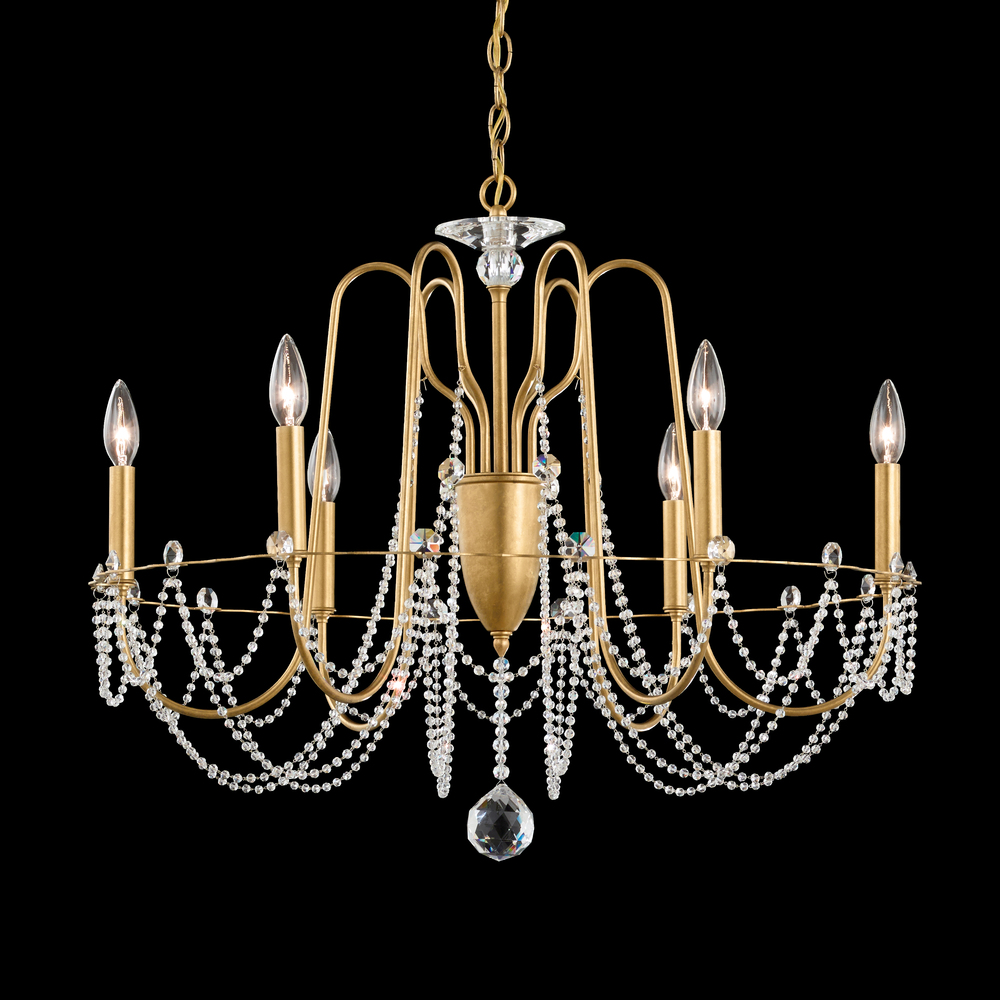 Esmery 6 Light 120V Chandelier in Aurelia with Optic Crystal