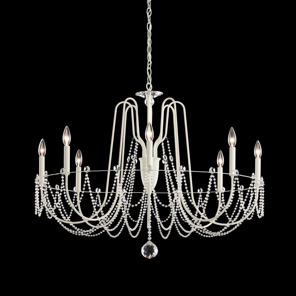 Esmery 8 Light 120V Chandelier in Aurelia with Optic Crystal