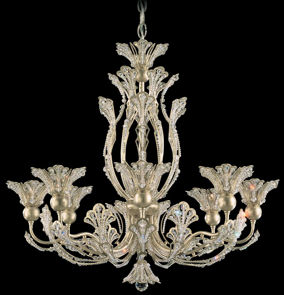 Rivendell 8 Light 120V Chandelier in French Gold with Clear Radiance Crystal