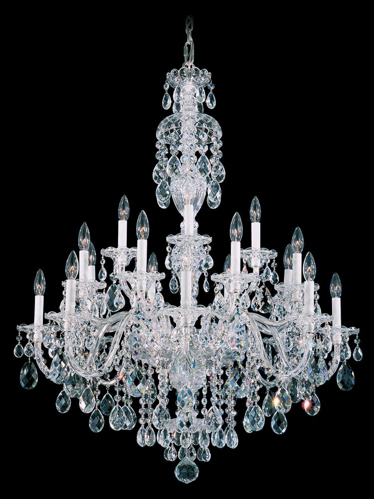 Sterling 20 Light 120V Chandelier in Aurelia with Clear Radiance Crystal