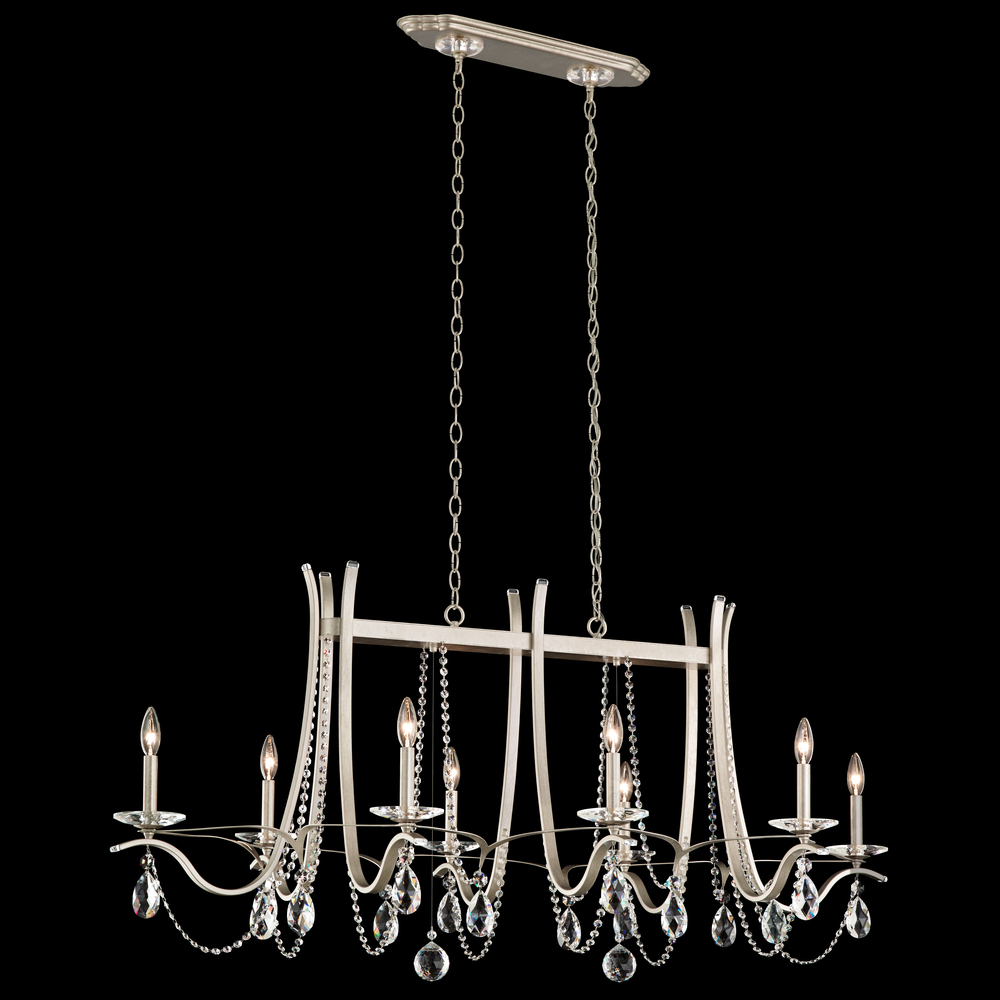 Vesca 8 Light 120V Chandelier in French Gold with Radiance Crystal