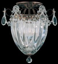 Schonbek 1870 1242-76S - Bagatelle 3 Light 120V Semi-Flush Mount in Heirloom Bronze with Clear Crystals from Swarovski