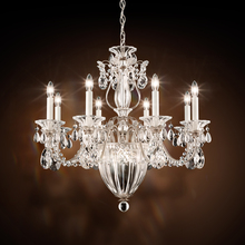 Schonbek 1870 1238N-26S - Bagatelle 11 Light 120V Chandelier in French Gold with Clear Crystals from Swarovski