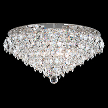 Schonbek 1870 BN1424N-401R - Baronet 6 Light 120V Flush Mount in Polished Stainless Steel with Radiance Crystal