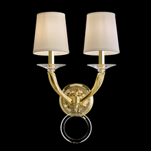 Schonbek 1870 MA1002N-26O - Emilea 2 Light 120V Wall Sconce in French Gold with Clear Optic Crystal