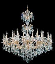 Schonbek 1870 5013-26R - La Scala 24 Light 120V Chandelier in French Gold with Clear Radiance Crystal