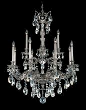 Schonbek 1870 5683-26R - Milano 12 Light 120V Chandelier in French Gold with Radiance Crystal