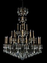 Schonbek 1870 5688-26R - Milano 28 Light 120V Chandelier in French Gold with Radiance Crystal