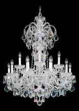 Schonbek 1870 6814-211R - Olde World 15 Light 120V Chandelier in Aurelia with Radiance Crystal